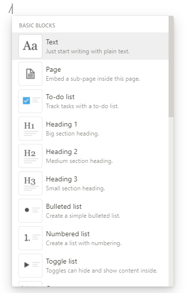 What is a block? – Notion Help Center