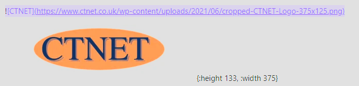 Embedding the CTNET logo into an Obsidian note