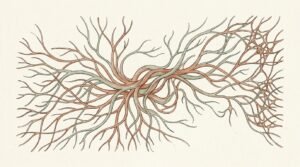 Branches of a neural network an attempt to visualise our minds ability to adapt