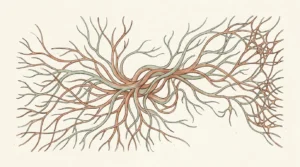 Branches of a neural network an attempt to visualise our minds ability to adapt